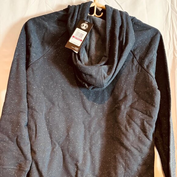 Under Armour Women’s Rival Fleece Logo Hoodie Navy XS - Picture 3 of 7
